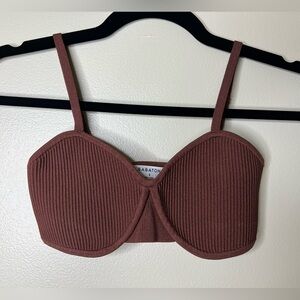 NWOT | Babaton Sculpt Knit Bra Top